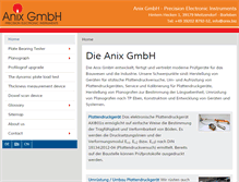 Tablet Screenshot of anix.biz